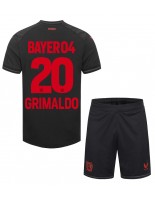 Bayer Leverkusen Alejandro Grimaldo #20 Kotipaita Lasten 2023-24 Lyhythihainen (+ shortsit)